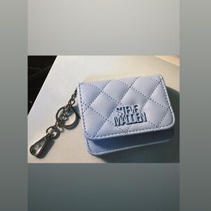 Steve Madden B.Wren Cornflower Blue Flap Wallet w/keychain